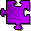 download Blue Jigsaw Piece 11 clipart image with 45 hue color