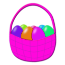 download Easter Eggs clipart image with 270 hue color