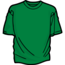 download T Shirt Blue clipart image with 270 hue color