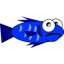 download Goldfish clipart image with 180 hue color