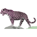download Jaguar clipart image with 270 hue color