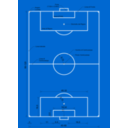 download Campo Da Calcio Con Misure E Descrizione clipart image with 90 hue color