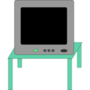 download Tv Set 1 clipart image with 135 hue color