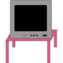 download Tv Set 1 clipart image with 315 hue color