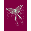 download Light Moth clipart image with 90 hue color