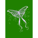 download Light Moth clipart image with 225 hue color