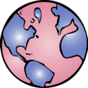 download Globe Icon clipart image with 135 hue color