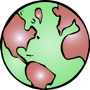 download Globe Icon clipart image with 270 hue color