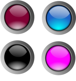 Round Glossy Buttons