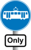 Roadsign Trams Ony