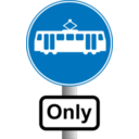 Roadsign Trams Ony