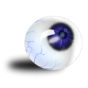 download Eyeball Brown Bloodshot clipart image with 225 hue color