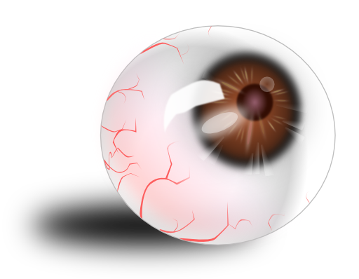 Eyeball Brown Bloodshot