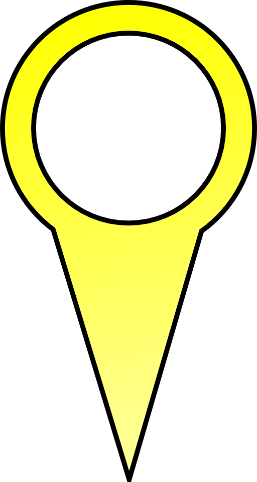 Yellow Map Pin