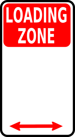 Sign Loading Zone