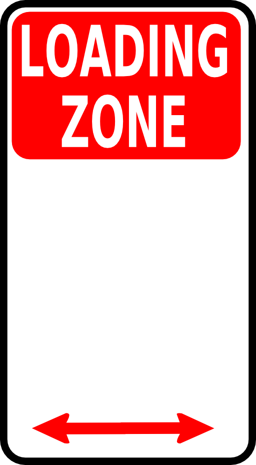 Sign Loading Zone