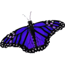 download Danaus Plexippus clipart image with 225 hue color