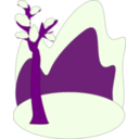 download Winter clipart image with 270 hue color