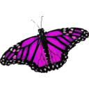 download Danaus Plexippus clipart image with 270 hue color