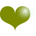 download Red Heart clipart image with 90 hue color