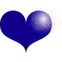 download Red Heart clipart image with 270 hue color