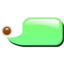 download Chat Icon clipart image with 270 hue color