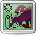 download Tango Style Map Application Icon clipart image with 270 hue color