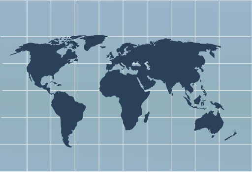 World Map With Grid