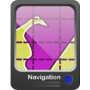download Gps Navigation clipart image with 225 hue color
