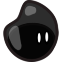 download Black Jelly clipart image with 90 hue color