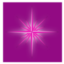 download Glowing Fantasy Star Cool clipart image with 315 hue color