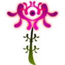 download Super Flower clipart image with 315 hue color