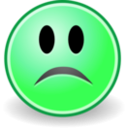 download Tango Face Sad clipart image with 90 hue color