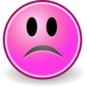 download Tango Face Sad clipart image with 270 hue color