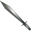 download Sword clipart image with 225 hue color