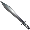 download Sword clipart image with 315 hue color