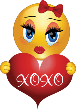 Xoxo Girl Smiley Emoticon