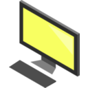 download Simple Pc clipart image with 225 hue color
