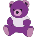 download Teddy Bear clipart image with 270 hue color