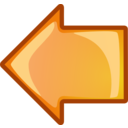 Arrow Orange Left