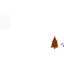 download Christmas Tree clipart image with 270 hue color