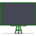 download Chalkboard clipart image with 90 hue color