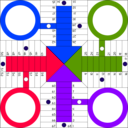 download Parchis Board clipart image with 225 hue color