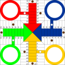 download Parchis Board clipart image with 0 hue color