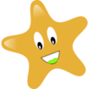 download Star clipart image with 90 hue color