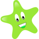 download Star clipart image with 135 hue color