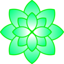 download Flower clipart image with 90 hue color