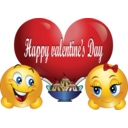 Happy Valentine Smiley Emoticon