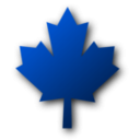 download Maple Leaf clipart image with 225 hue color