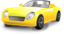 Yellow Convertible Sports Car